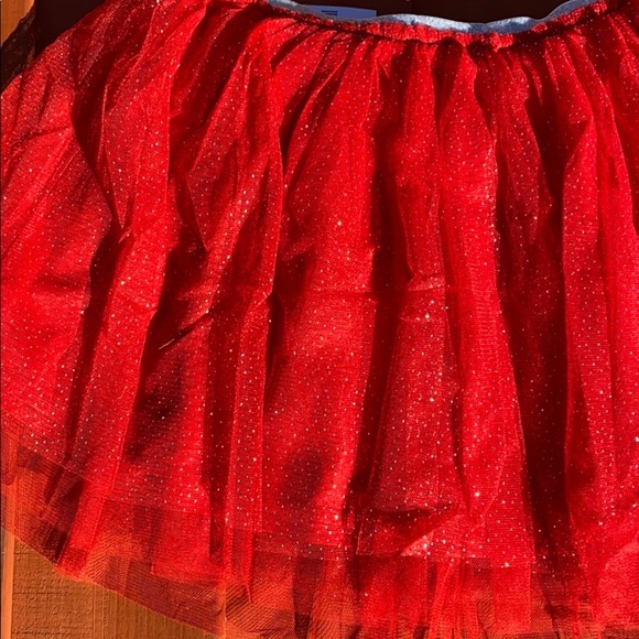 Girls Metallic Tulle Skirt - Picture 3 of 7